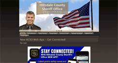 Desktop Screenshot of hillsdalecountysheriff.com